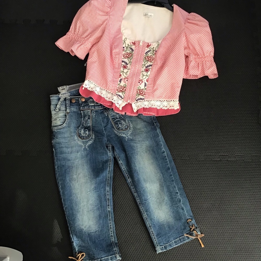 German Dirndl Oktoberfest top